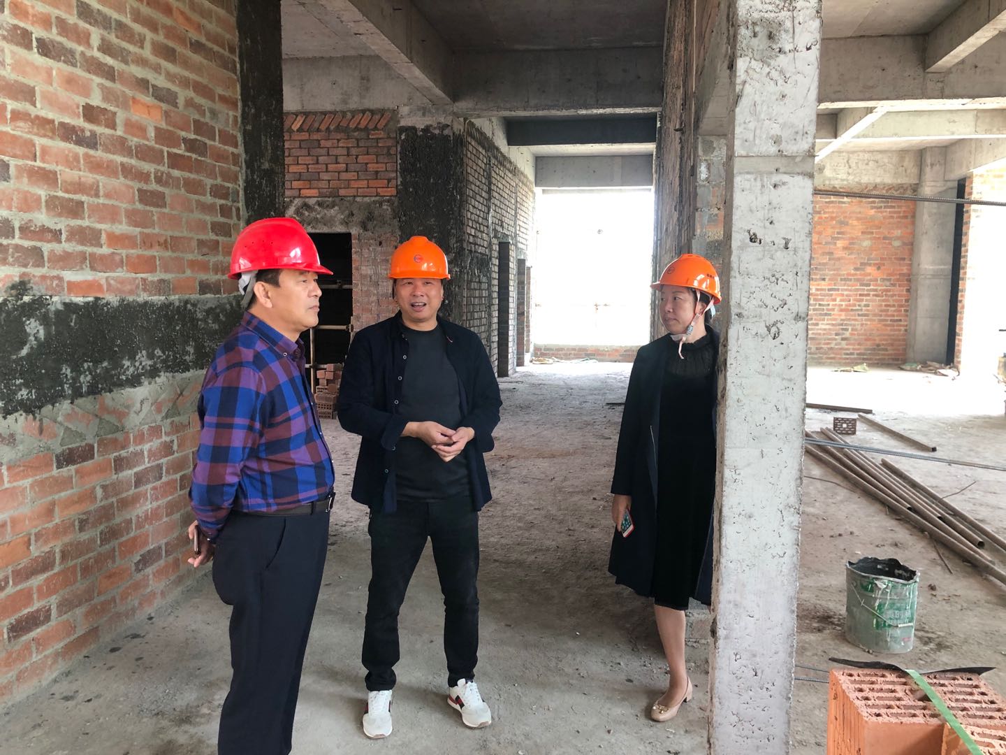 福建易順建筑工程有限公司董事長(cháng)李易順視察在建項目（一）